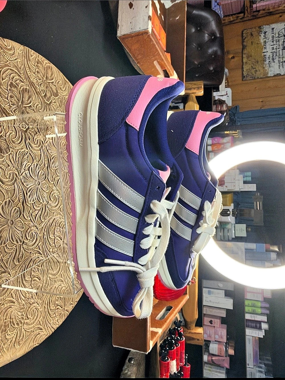 adidas Run 70s 2.0 Shoes Women's Sneakers Purple & Pink US 7